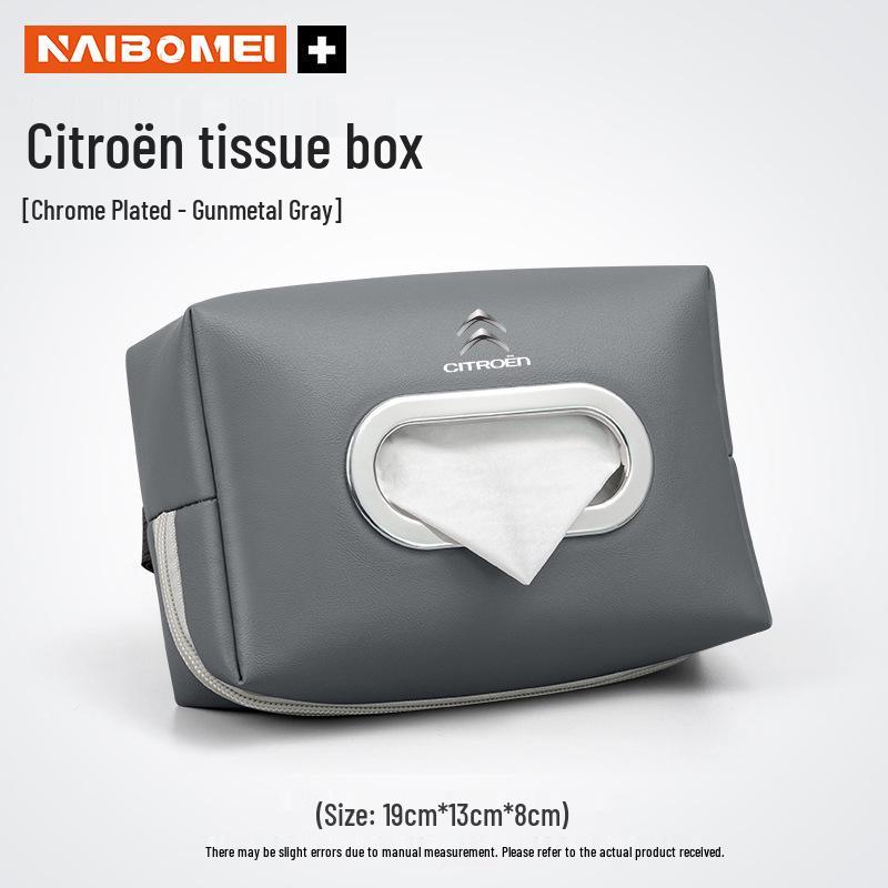Fits Citroen Models: C3, C4, Elysee, C5, C5 Aircross, C6 - Tissue Box, Armrest Box, Seat Back Tissue Pack.