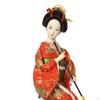 Ethnische japanische Geisha-Puppen, Kimono, 30,5 cm, Dekor, Ornament, Mädchen-Statue, Skulptur für Tisch