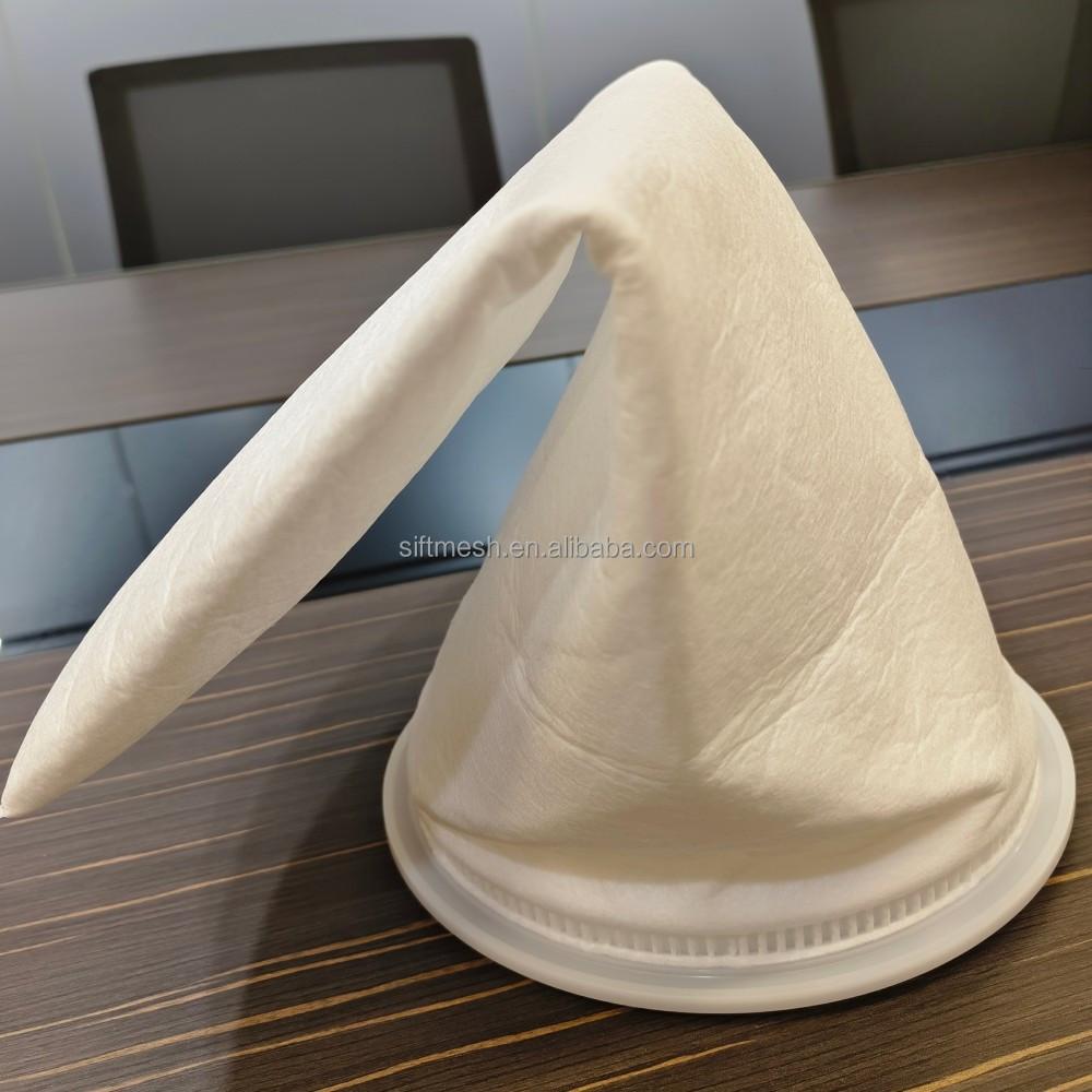 PE Polyester Filter Cloth Industrial Polyester Needle Felt Filter Bags Size 1 2 3 4 Liquid Filter Socks 1-200 Micron
