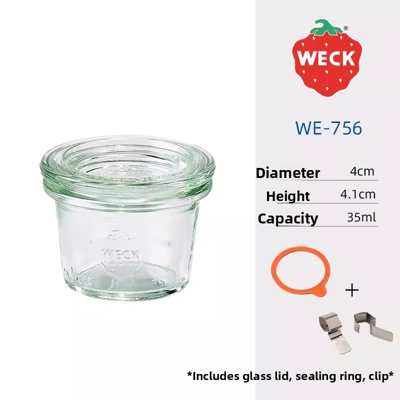 

House We Glass Storage Jar Sed Container for Preserving Derts And Juices European Sle Kitchen Storage Cylinder