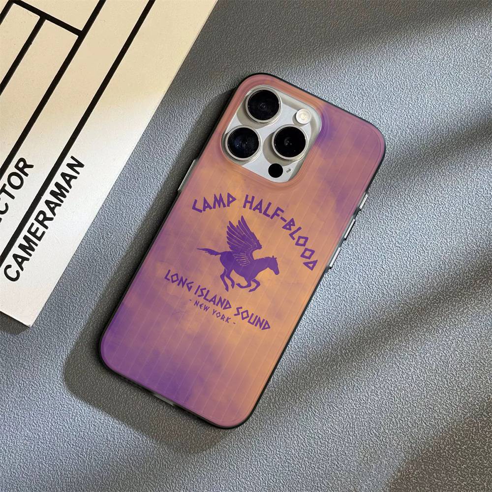 Camp Half-Blood For IPhone 17 16 15 14 13 12 11 Pro Max Plus Pro Clear Phone Cover Non-Slip Shell