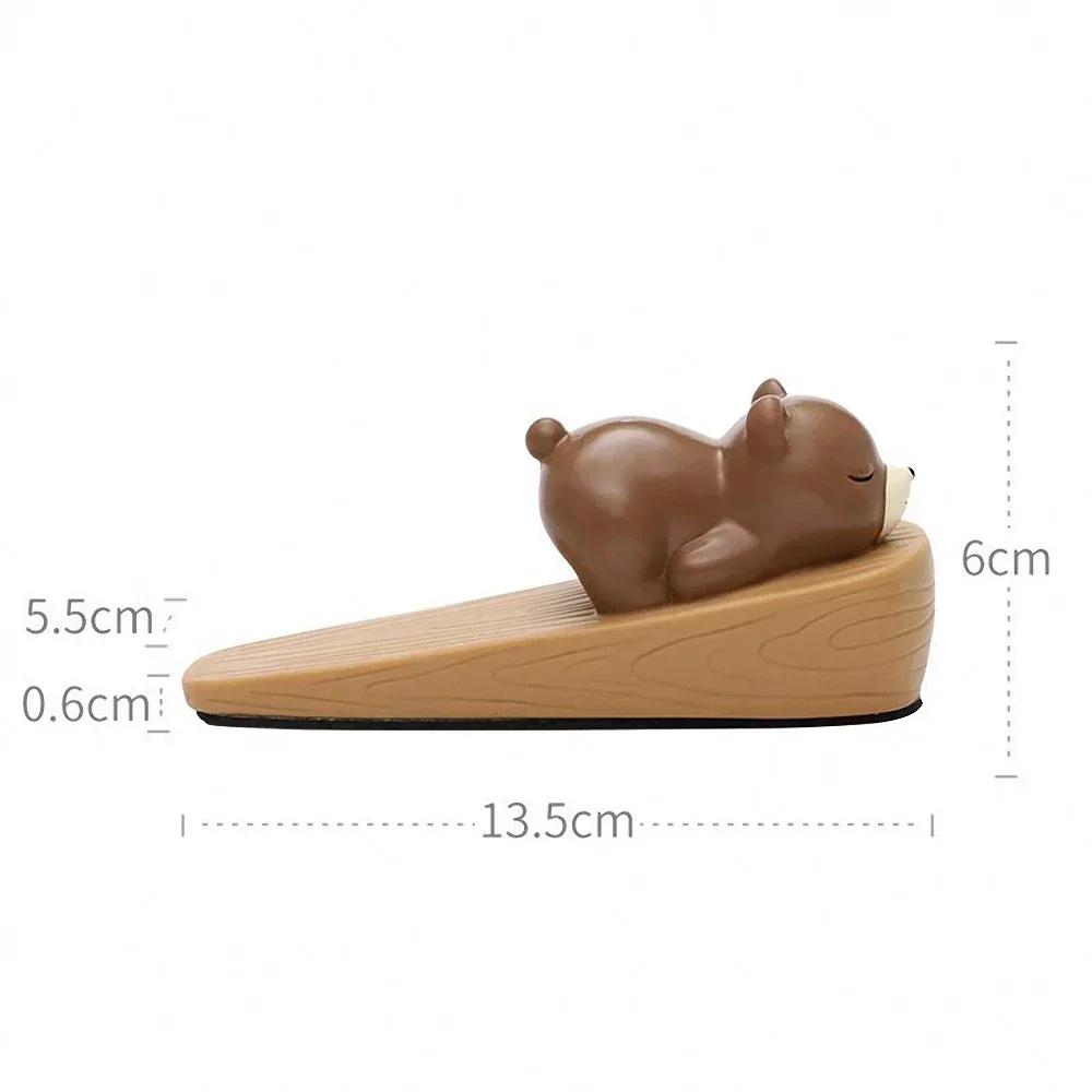 

new Cute Animal Door Stopper Wedge Door Catcher Block Guard Prevents Injuries Non Slip Door Stop Family Office Protection Supply