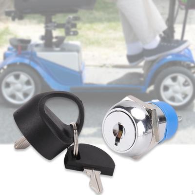 Elektriska Scooters Pin-kontakt Tändningsbrytare Vattentät Solid Konstruktion Ersättning Metall Liten