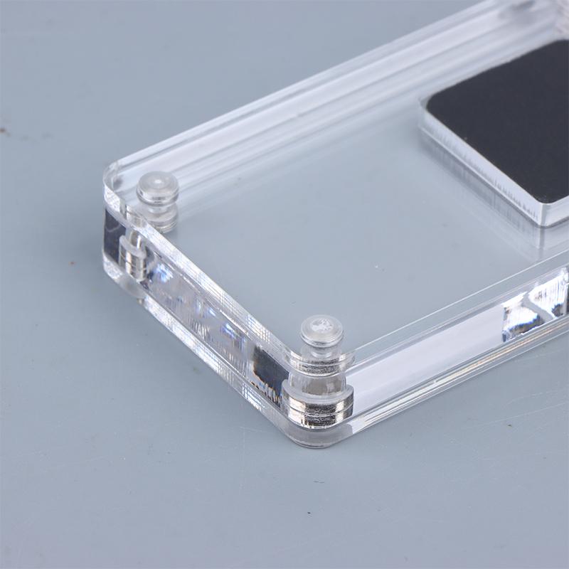 Acrylic Loose Diamond Jewelry Storage Box Standard Gemstone Organizer Gift Packaging Box Gems Zircon Cvd Display Case