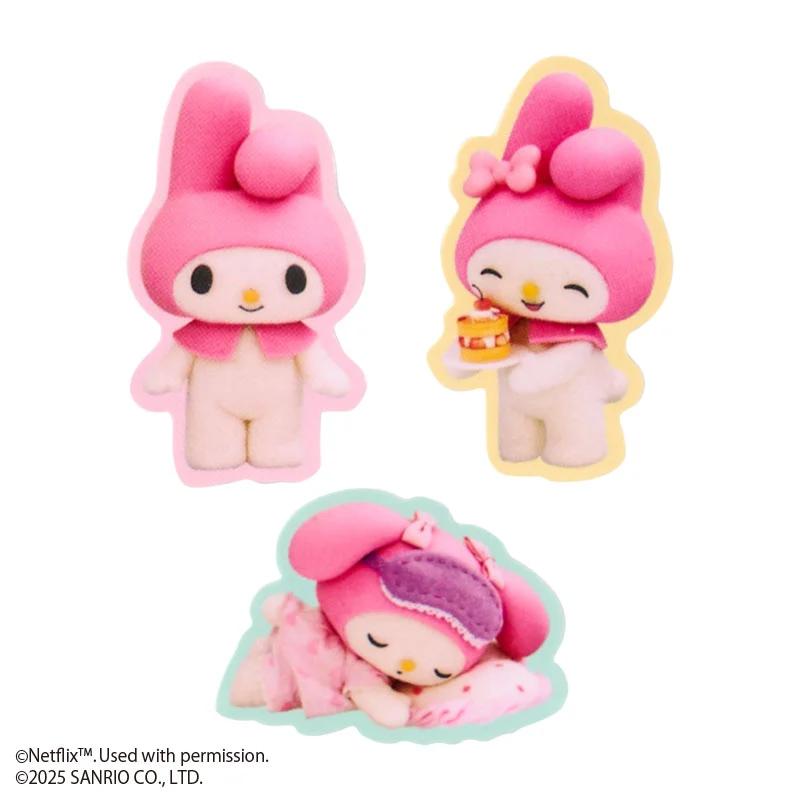 Sanrio Sticker Set ( Netflix original anime My Melody & Kuromi ) NEW