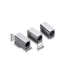 20Pcs/Lot Stainless Steel Square Beads Cuboid Loose Spacer Beads for DIY Bracelet Necklace Jewelry Making Accessories