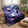 Soccer Fire Impact Theme blanket Lightweight Warm Flannel Blanket Decorative Throw Blanket for Home Decoration