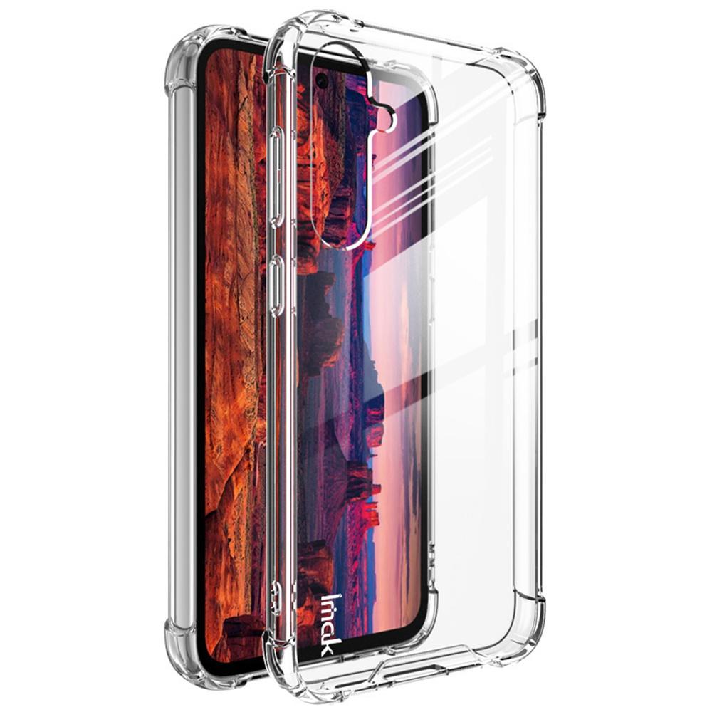 

IMAK For Samsung Galaxy S23 FE Case PC+TPU Shockproof Clear Phone Cover A