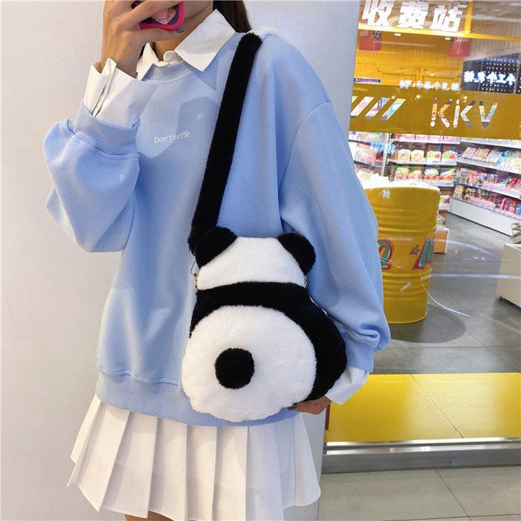 ins large capacity cartoon cartoon backpack female cute neutral backpack doll bag plush versatile girls schoolbag