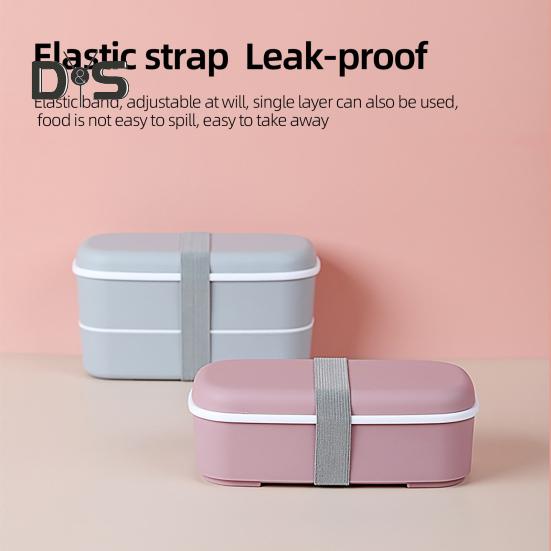 Heat Resistant Food Container 2 Layer Microwaveable Safe Multifunctional Food Container