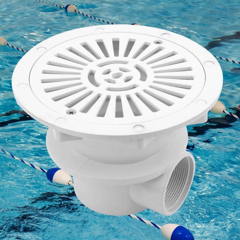 Pool Drain Replacement Detachable Swimming Pool Main Safety Drain Cover for Smooth Water Circulation