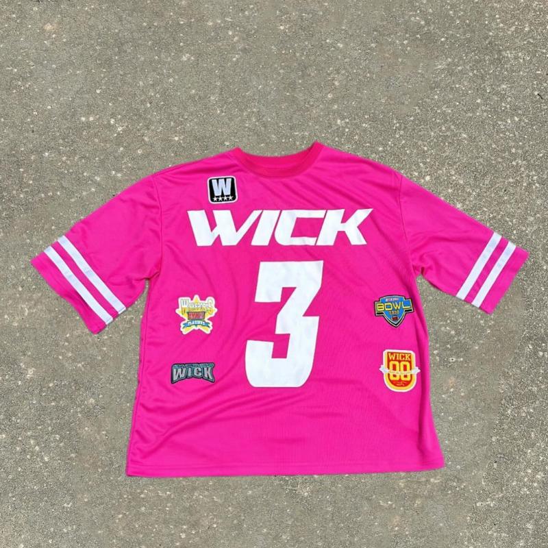 European and American Y2K Hip Hop Gothic V-neck Foam Printed Sports Street Wear