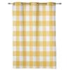 Gula Vita Rutiga Gardiner för Sovrum Vardagsrum Draperier Kök Barnrum Fönstergardin Modern Heminredning