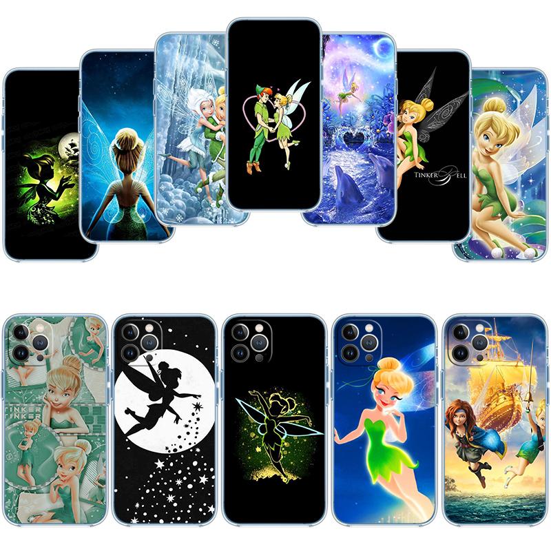 Tinker Bell Tinkerbell Transparent Phone Case for Motorola Moto G10 G20 G30 G31 G32 G34 G35 G41 G42 G50 G51 G52 G55 G60 G60S