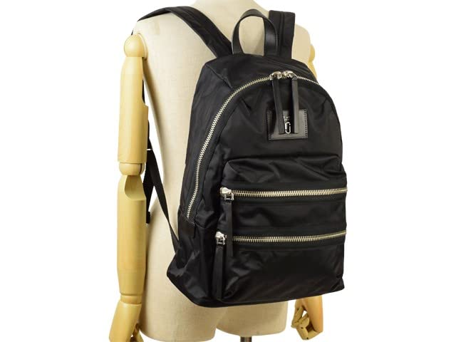 Marc Jacobs Nylon Biker Rucksack Passt A4 Groß Markenname Damen (M0012700) - Schwarz, Größen, Leicht, Kapazität, Rucksack.