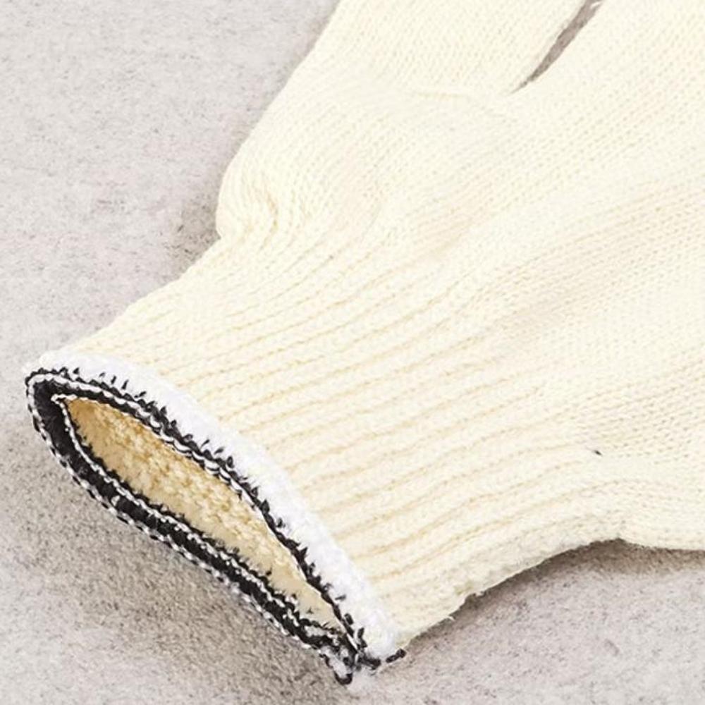 2 Pairs of 100% Cotton Work Gloves