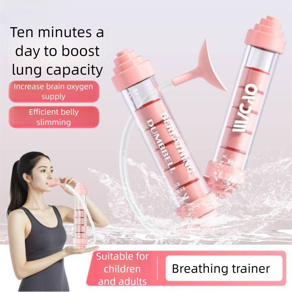 Lung Respirator Breathing Exercise Device Muscle Trainer Deep Breathing Trainer  Fitness