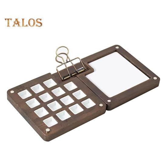 

Портативная палитра для художественной студии, палитра для акварельных красок, дорожный набор, компактный дизайн, палитра из 8/15 цветов, деревянная палитра 15Grid