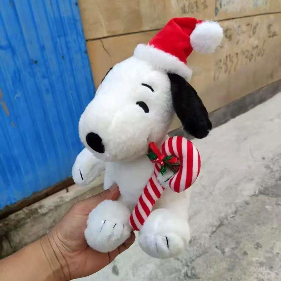 Weihnachts Snoopy Lotso Plüschtier mit Hut und Schal Design für Feiertagsdekoration