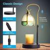 Electric Candle Warmer Lamp House Warming Gifts New Home Decoration Desk Lamp Wax Melting Lamp Colour Glass Candle Lamp