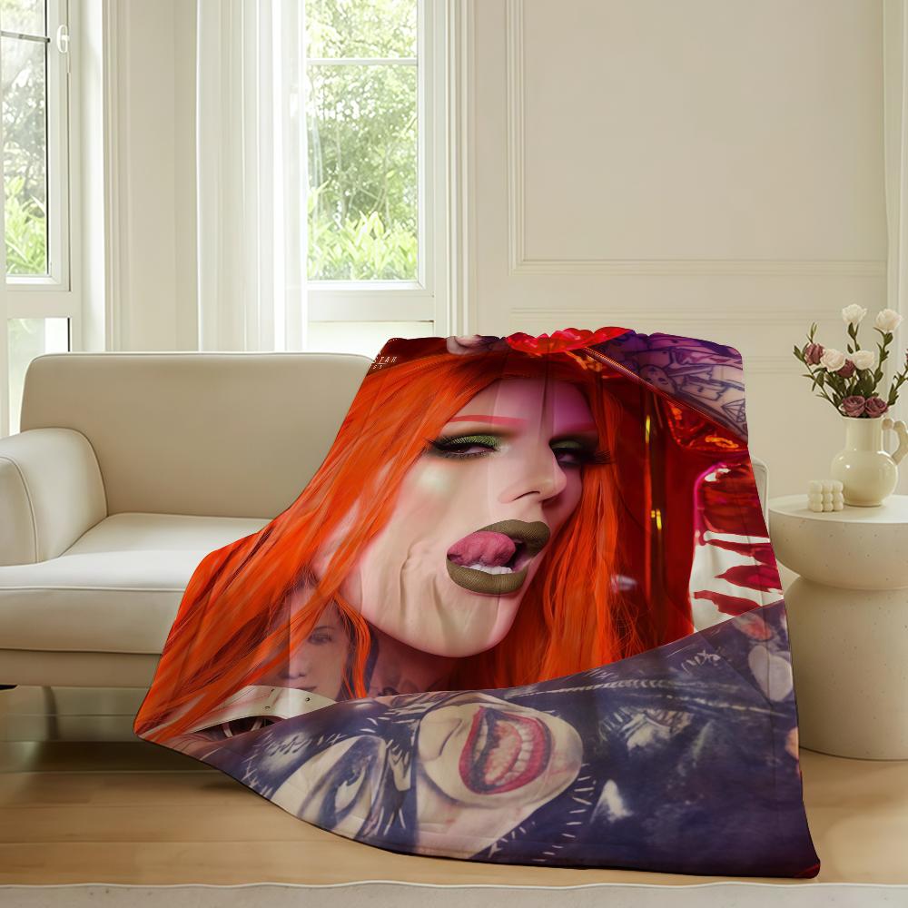 American internet celebrity J-Jeffree S-star Blanket For Sofa Office Bed Plane Travel Sleep Read Relax Camping Soft And Warm