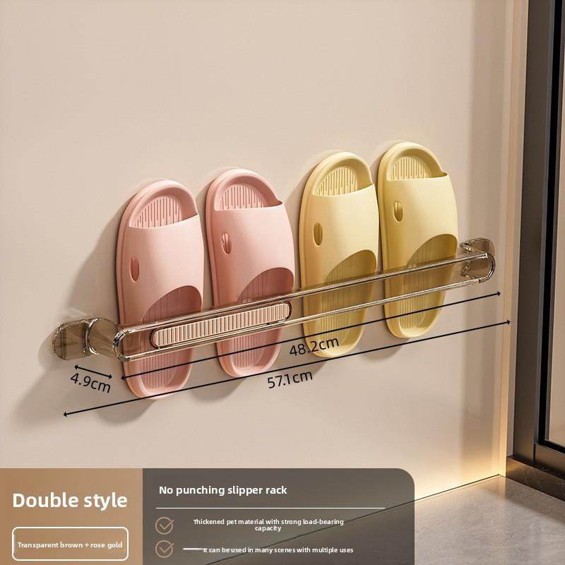 Bagno Creativo Senza Fori Pantofole Asciugamani Cucina Appeso a Parete Scolare Coperchio Pentola Scaffale da Bagno