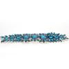 Crystal Rhinestones Flower DIY Sewing Clothes Shoes Decoration AccessoriesRoyal Blue