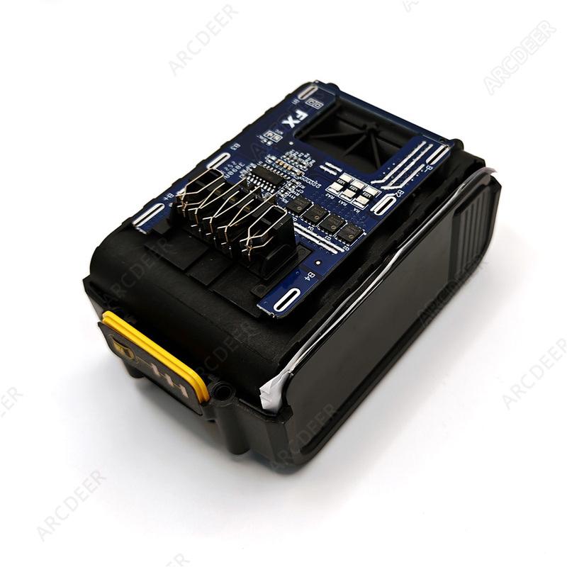 1/2/4/6/10Set 18V 21V 10*18650 Power Tool Accessories Li-ion Battery Case For Dewalt BMS Box 4Mos Charging PCBA Power Display
