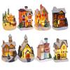 Iikuru Christmas Light Christmas House Indoor Home Accessories Set Decorations, 4-Piece Set, Decorations, Decor, Decor, Accessories, (YA272)
