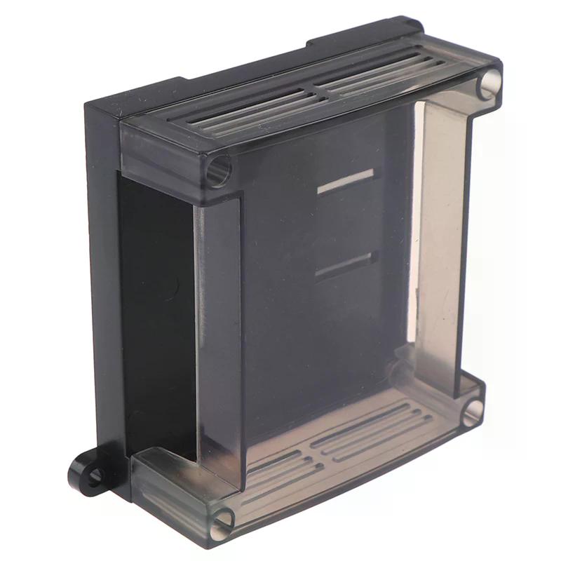 Kunststoff Transparent Abdeckung Halterung SPS DIN-Schienen Gehäuse Industriell Elektrisch DIN-Schienen Gehäuse Schaltschrank