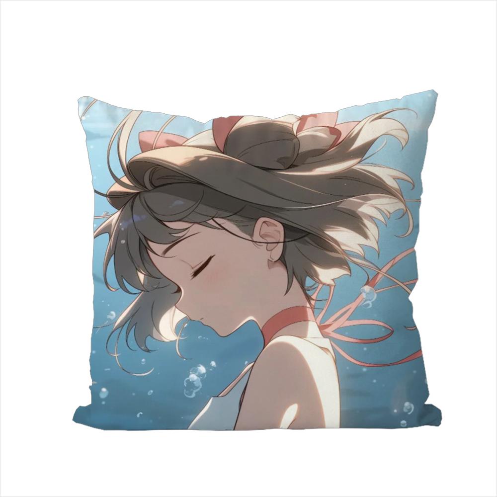 Cardcaptor Sakura Pillow Case For Car Sofa Decorative Home Doublesided Print Plush Square Throw Pillow Cushion Cover