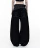 Opeoseu0012 Op. 08 Dual Oblique Cotton Pants Black