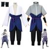 Roupa de Cosplay Uchiha Sasuke Anime Fantasia de Halloween Festa Jogo de Papel Uniforme Roupas de Quadrinhos Roupa