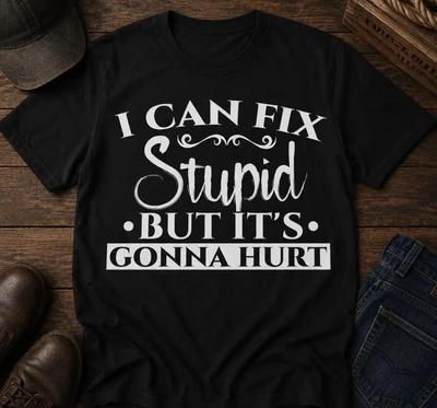 I Can Fix Stupid  Shirt, I Can Fix Stupid But It's Gonna Hurt T- Shirt, Funny Gift