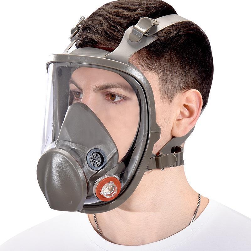Masque à gaz intégral anti-buée pour peinture par pulvérisation et protection contre la poussière 6800