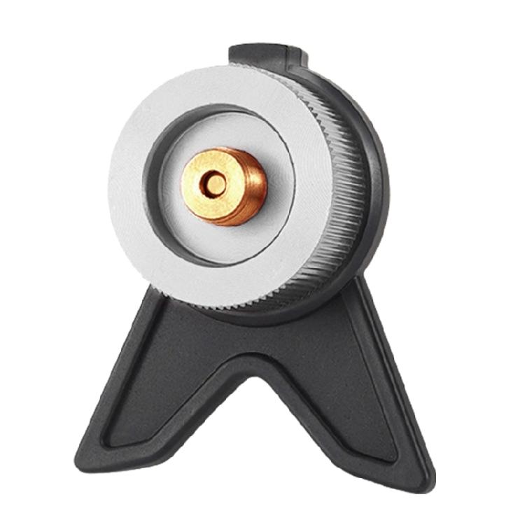 

Camping Gas Stove Conversion Head with Fixed Bracket Outdoor Stove Camping Gas Converter Outdoor Gas Tanks Adapter сірий