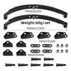 1/14 Tamiya RC Truck Steel Leaf Spring Set Front/Rear Suspension & Lifting Lugs for Tractor Trailer Model Car Replacement Parts