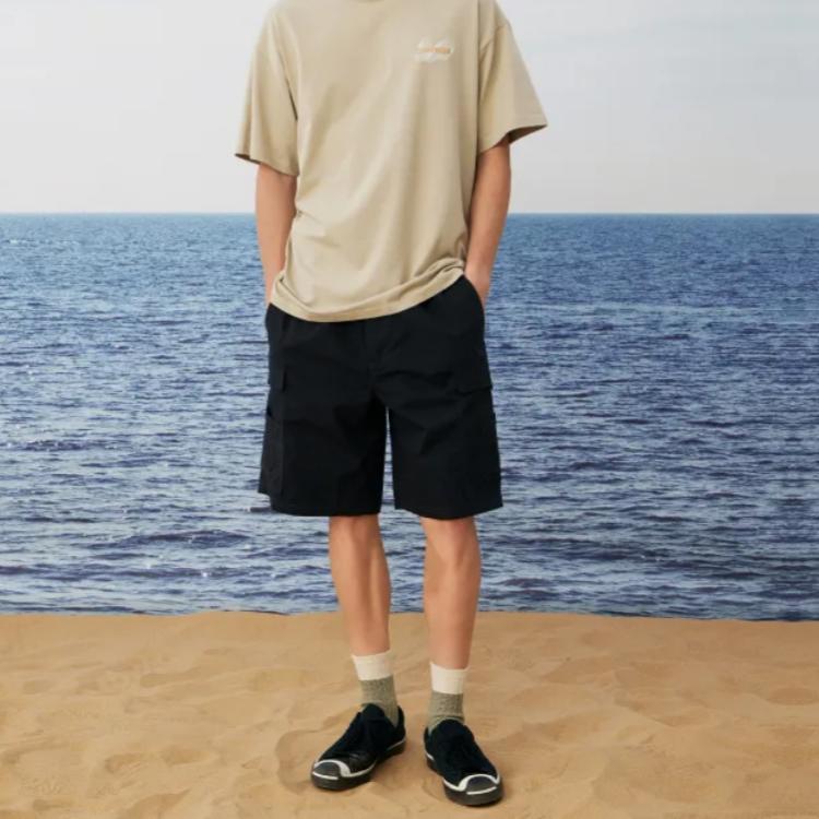 Converse UTILITY Casual Shorts Men's Black 10028350-A02