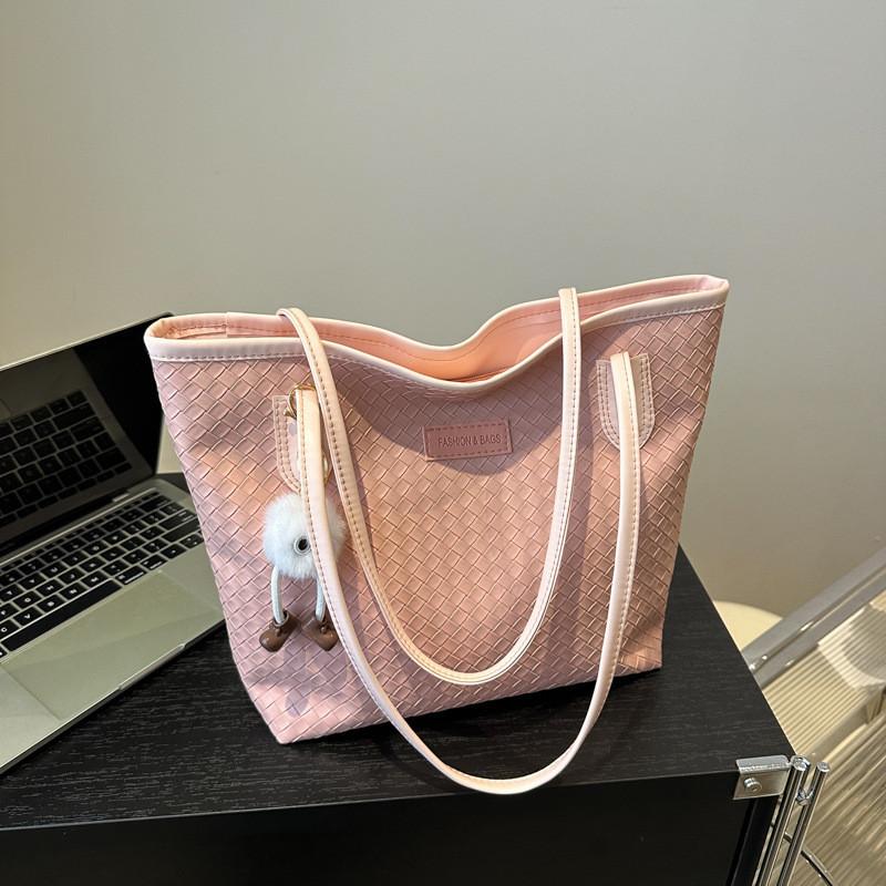 Fashionable Street Trendy Pu Leather Mid-sized Tote Bag For Women 2024