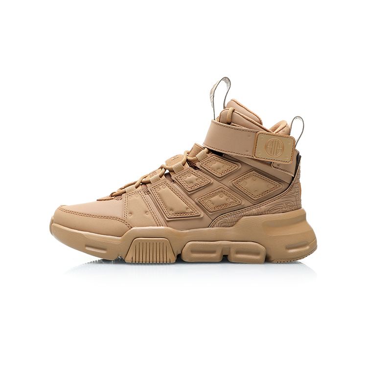 

Баскетбольные кроссовки Li Ning CF Retro, мужские коричневые AGBN053-6