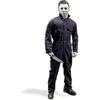 Halloween Adult Costume with Mask and Accessory Knife for Scary Cosplay Outfits