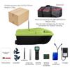 LOKEEVAN D50B Barco Cebador GPS Control Remoto 500m Barco de Pesca Alimentación 12V Sistema de Posicionamiento Dual Satelital GPS+Beidou