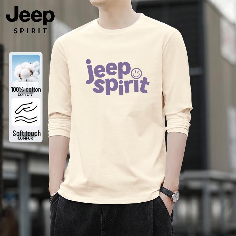 JEEP SPIRIT Men s Graphic Long Sleeve T-Shirt M