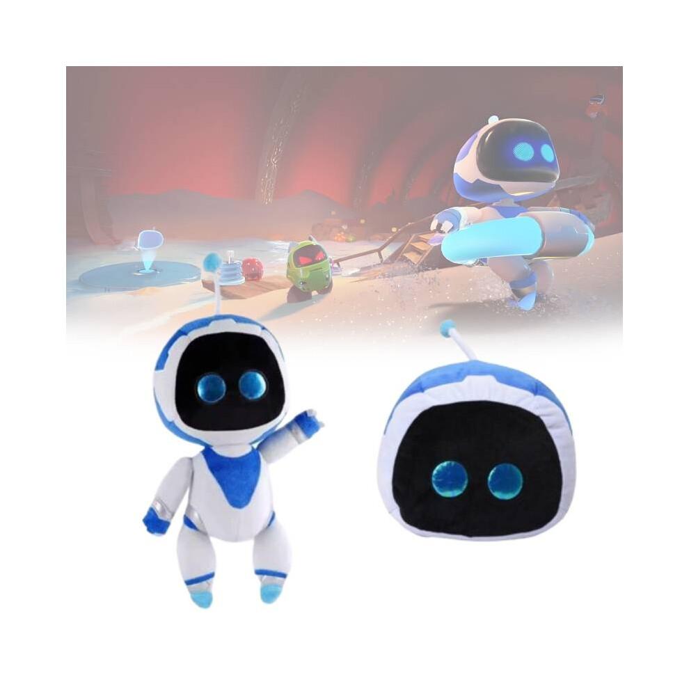 (Bílý)Astro Bot plyšák roztomilý kreslený Dětské narozeniny Dovolená Dárek Dekorační polštář