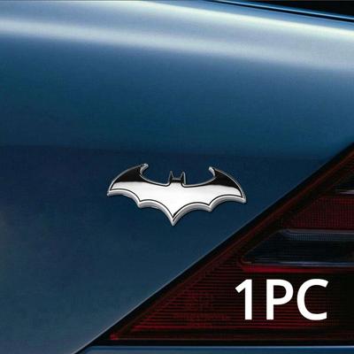 1PC Car Bat Shape Universal Exterior Badge Stickers Car Body Trunk Styling Decoration Logo Bat Stickers Auto Accessories