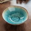 Characteristic Ice Crack Glaze Ceramic Large Bowl High Value Gradual Change Open Bowl Household Round Vegetable Bowl Salad Bowl Tableware