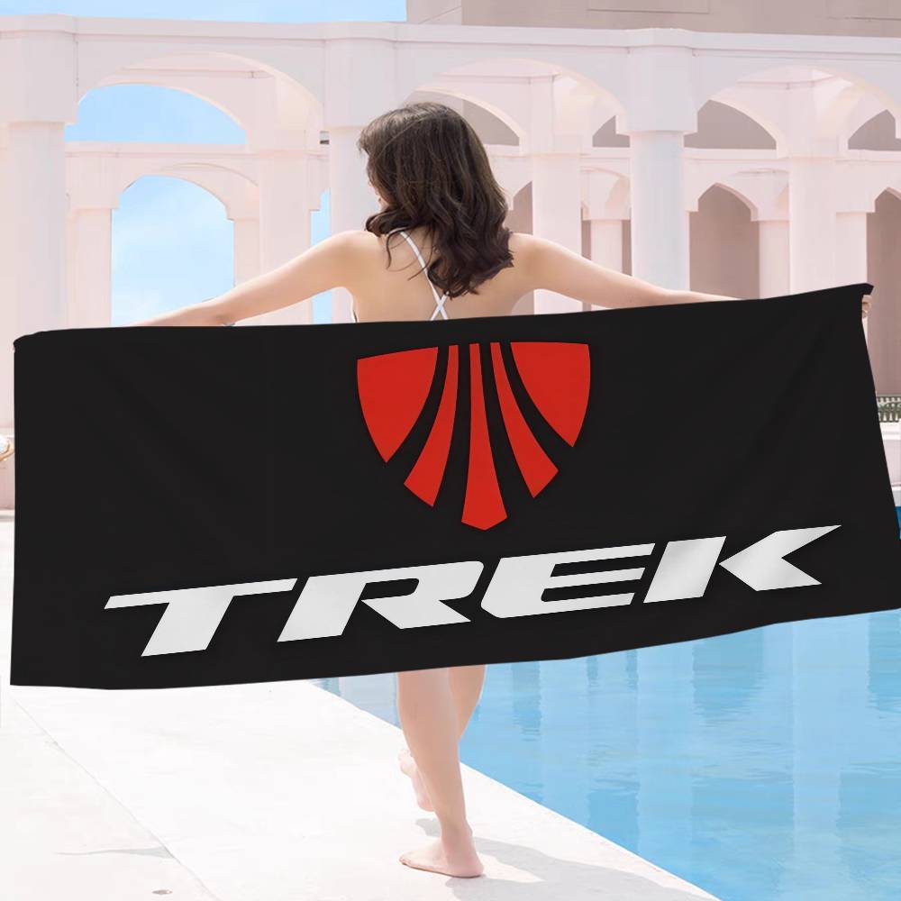 T-TREKS Bicycle Microfiber Blanket Quick Drying Beach Towels Oversized Printing Super Absorbent Pool Towel Blanket