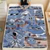 Nicole Watterson Printed Flannel Blanket, Soft Throw for Bedroom Sofa, Washable, Fan Merchandise, Great Gift.