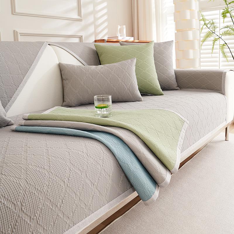 

Летний коврик из ледяного шелка, подушка для дивана, прохладный чехол для волос, полотенце, нескользящее, можно стирать в стиральной машине 70*70cm