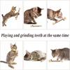 Cat Toys Silvervine Chew Stick Polygonum Kitty Raffia Grass Pet Supplies Cleaning Teeth Stick Pet Bite Hemp Rope Cat Toy